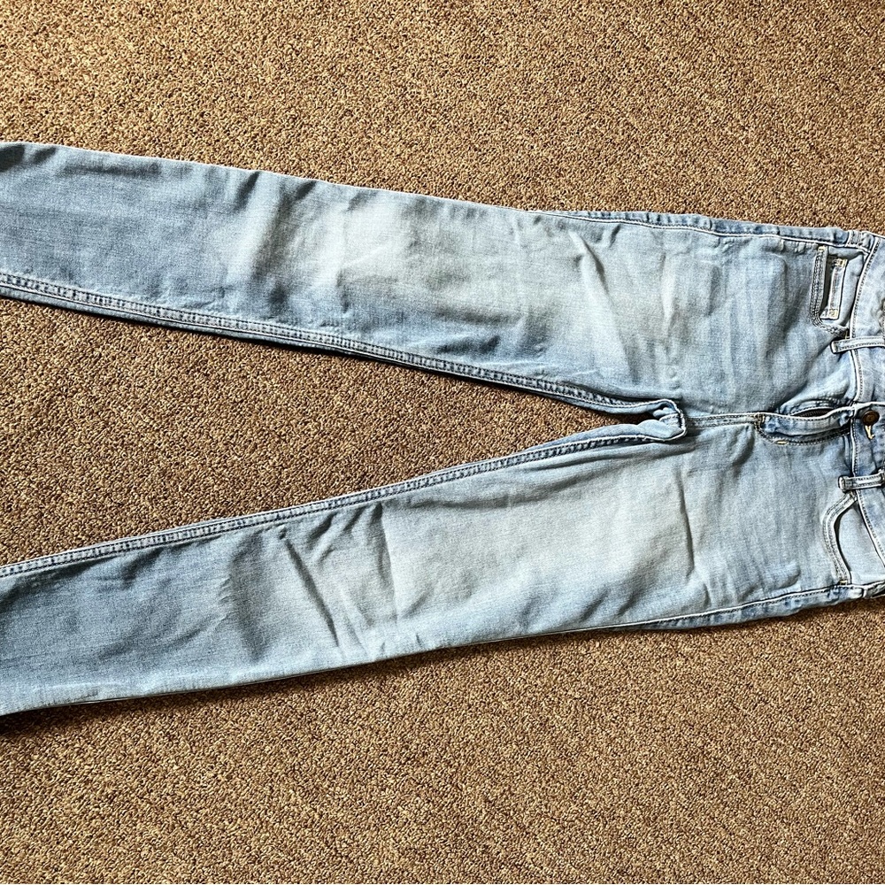 Hollister Blue Skinny Jeans Light Wash